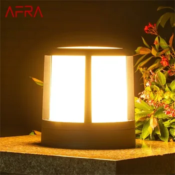 Уличный современный светильник AFRA, светодиодный Водонепроницаемый настенный светильник на стойке IP65, светильники для домашнего сада