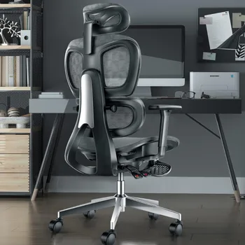 Офисные стулья Эргономичный стул с высокой спинкой Рабочий стул Сетчатый Офисный компьютерный стул для офиса Передвижная спинка кресла