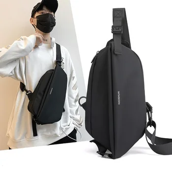 Мужской нейлоновый рюкзак на одно плечо, рюкзаки-ранцы, водонепроницаемые мужские модные слинги через плечо, сумка-мессенджер