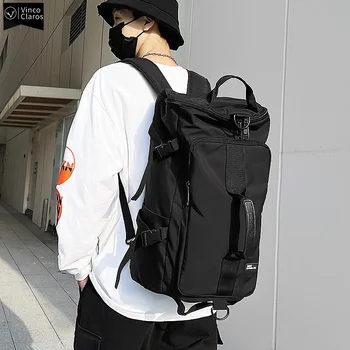 VC Cool Уличная одежда в стиле Многофункциональный мужской рюкзак Harajuku, школьные сумки для мальчиков, легкие водонепроницаемые нейлоновые дорожные сумки для мужчин