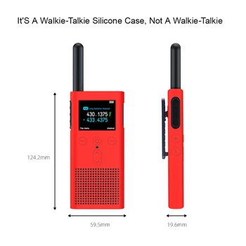 Для Xiaomi Walkie Talkie 2S Защитный чехол Силиконовая крышка Защитная оболочка для переговорного устройства Аксессуары от падения