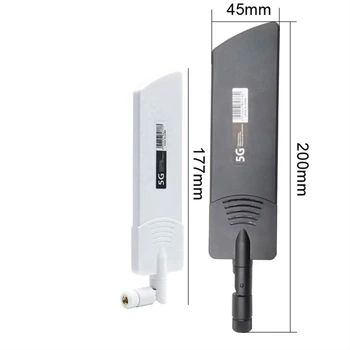 2x600-6000 МГц 2G 3G GSM GPRS 4G 5G Усилитель сигнала LTE с высоким Коэффициентом усиления 40 Дби WIFI Антенна Черный A