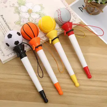 Креативная шариковая ручка с декомпрессией отскока 0,5 мм, Баскетбольная футбольная теннисная Боксерская перчатка, Шариковая ручка для подписи, Забавная Стационарная