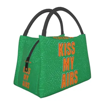 Женская сумка-тоут Kiss My Airs с изоляцией для ланча, сменный термохолодильник, коробка для бенто, для работы и путешествий