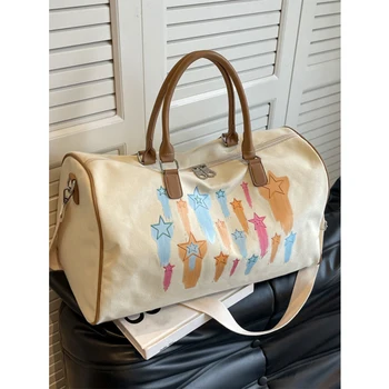 Женские дорожные сумки большой вместимости, сумка через плечо Stachel с рисунком звезды, женские универсальные сумки для отдыха и спортзала, универсальные сумки Bolso