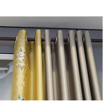 Новые роскошные шторы для гостиной и спальни в китайском стиле, высокоточная плотная ткань, вышивка, атмосферные шторы для сращивания