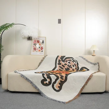 Текстильный Городской диван-одеяло, изготовленный человеком, Толстый Коврик для кемпинга, украшающий дом гобеленовым одеялом 125x150 см