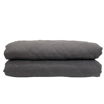роскошное 100% французское льняное стеганое одеяло в форме ромба, комплект постельных принадлежностей