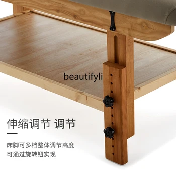 Кровать для лица из массива дерева Салон красоты Специальная Китайская Медицина Физиотерапевтическая кровать Регулируемый Массаж Массажная кровать