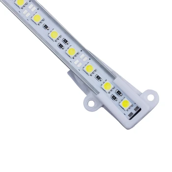 2X 5050 SMD 36 LED дневная белая алюминиевая жесткая полоска 50 см