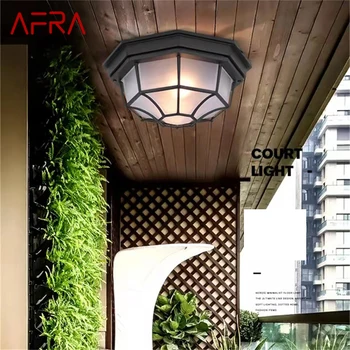 Потолочный светильник AFRA в европейском стиле, уличная современная светодиодная лампа, водонепроницаемая для украшения домашнего коридора